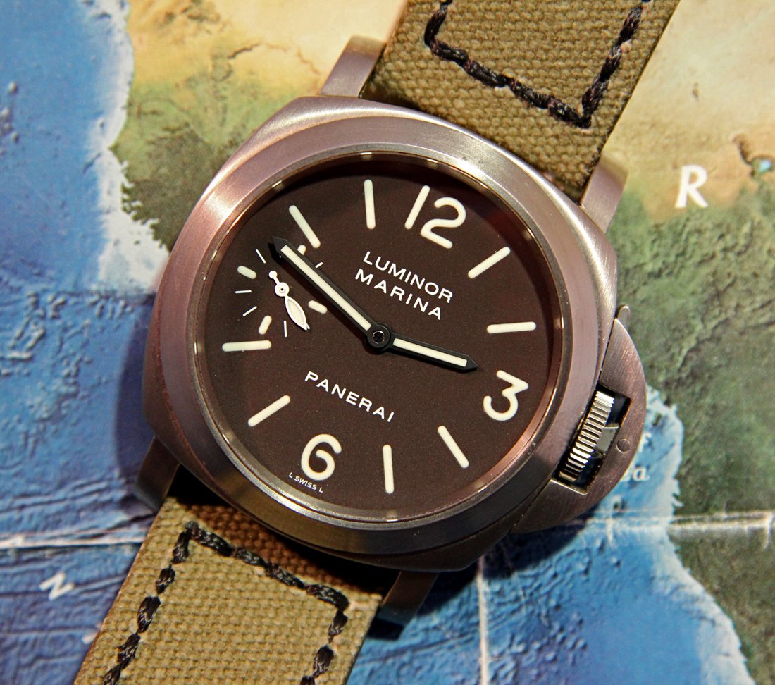 SOLD REDUCED x2 PANERAI PAM 61 Titanium Luminor Marina w