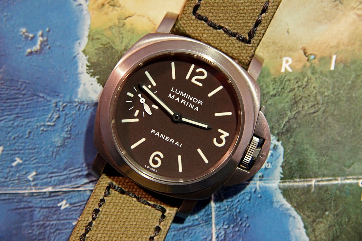 SOLD REDUCED x2 PANERAI PAM 61 Titanium Luminor Marina w