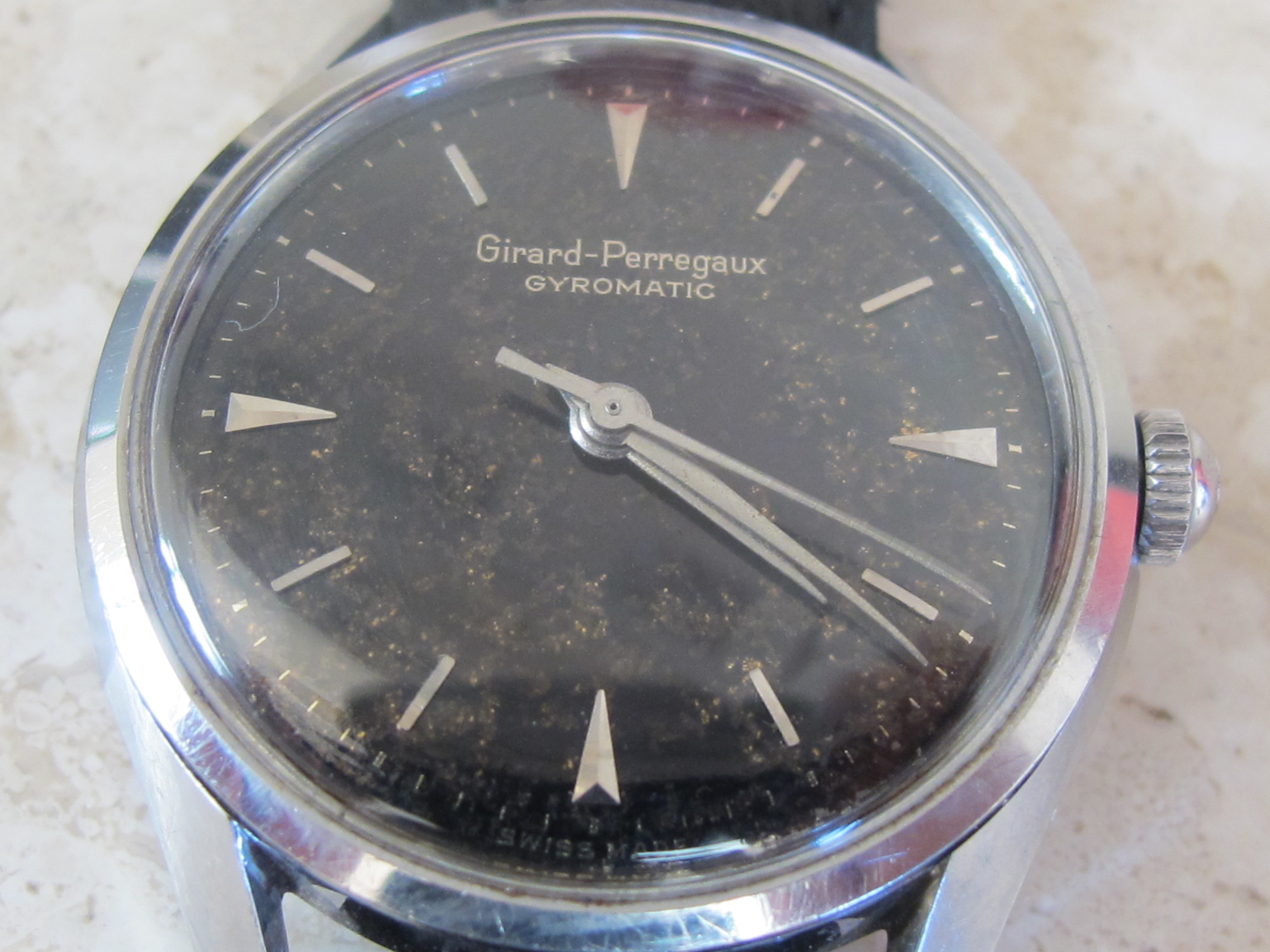 FS Vintage Girard Perregaux Gyromatic Automatic Uncommon and