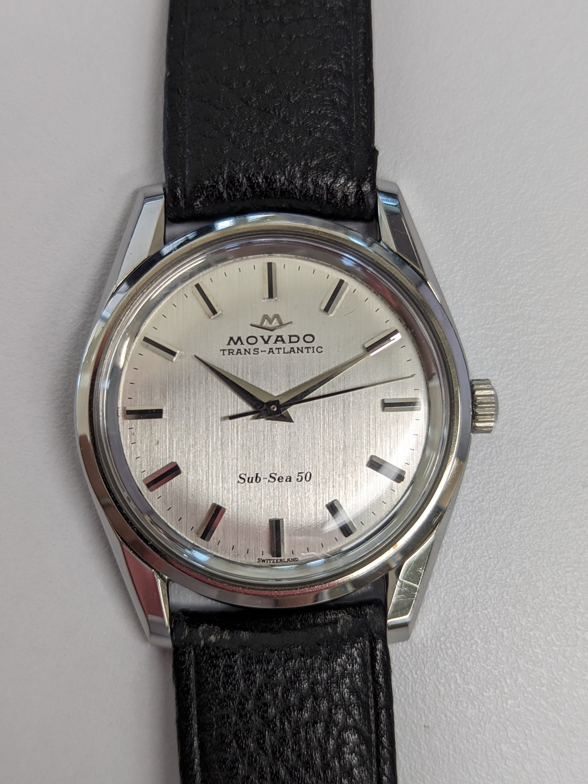 SOLD Late 60 s Movado Trans Atlantic Sub Sea 50 Omega Watch Forums