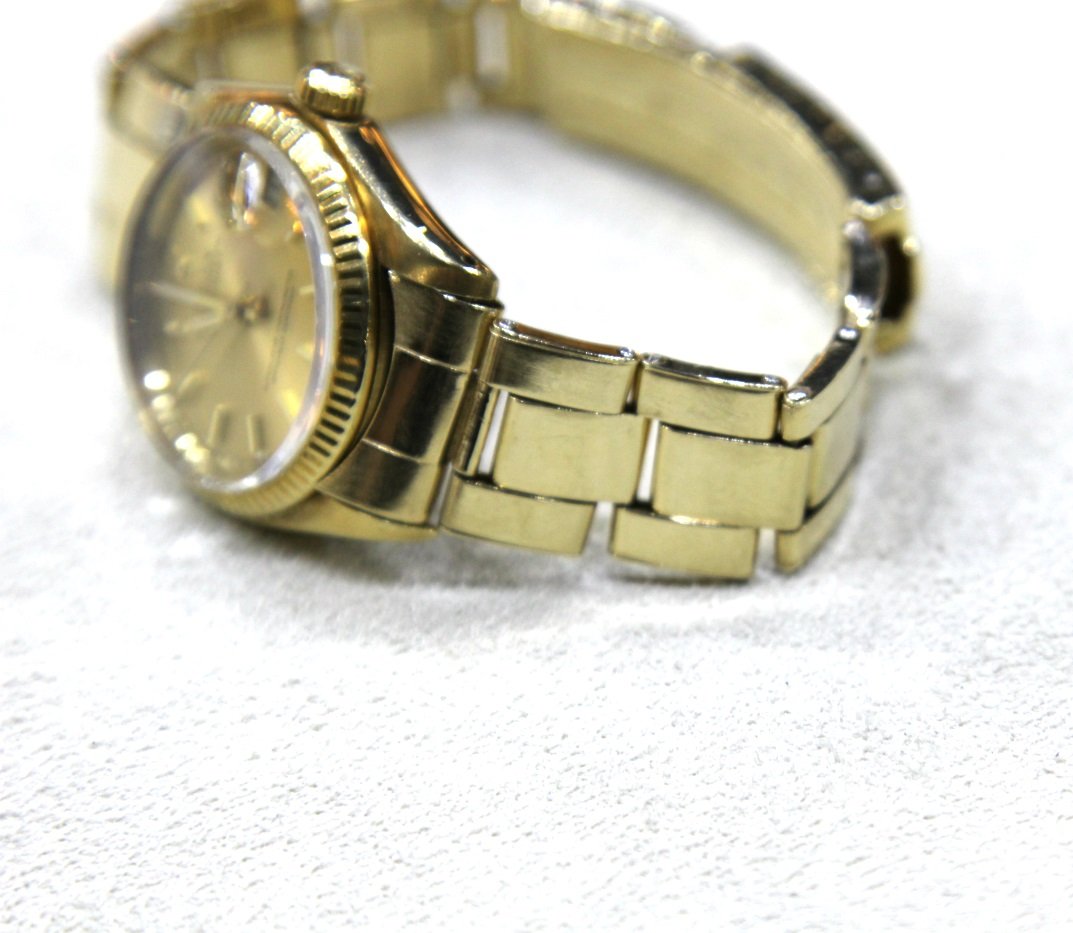 Ladies yellow gold Rolex Oyster Perpetual Datejust #2844