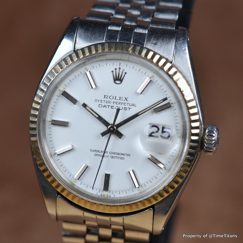 Fs Rolex Datejust 1601 White Dial Omega Forums