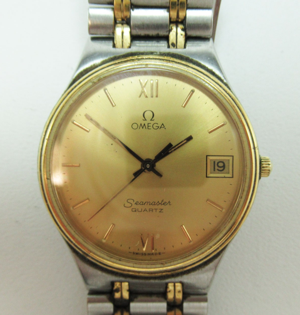 vintage omega quartz watch