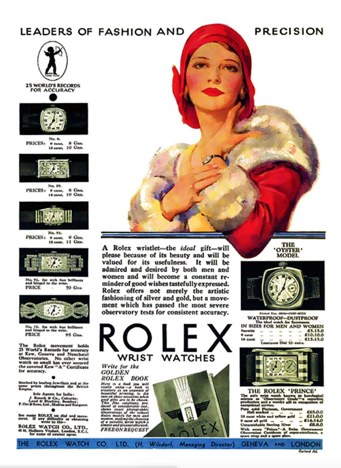 Vintage rolex hotsell ads for sale