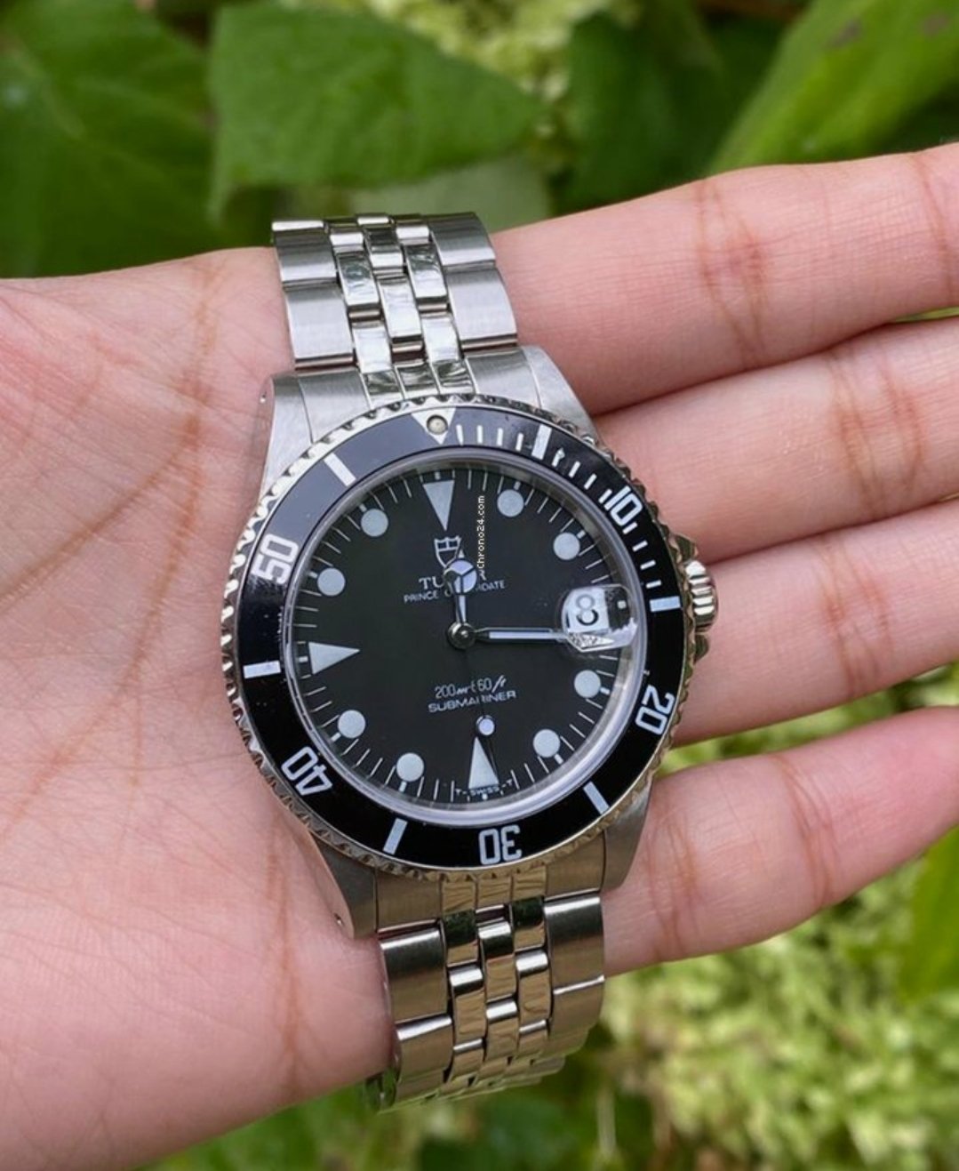 Tudor Mid-Size Submariner Date Black dial ref 75090