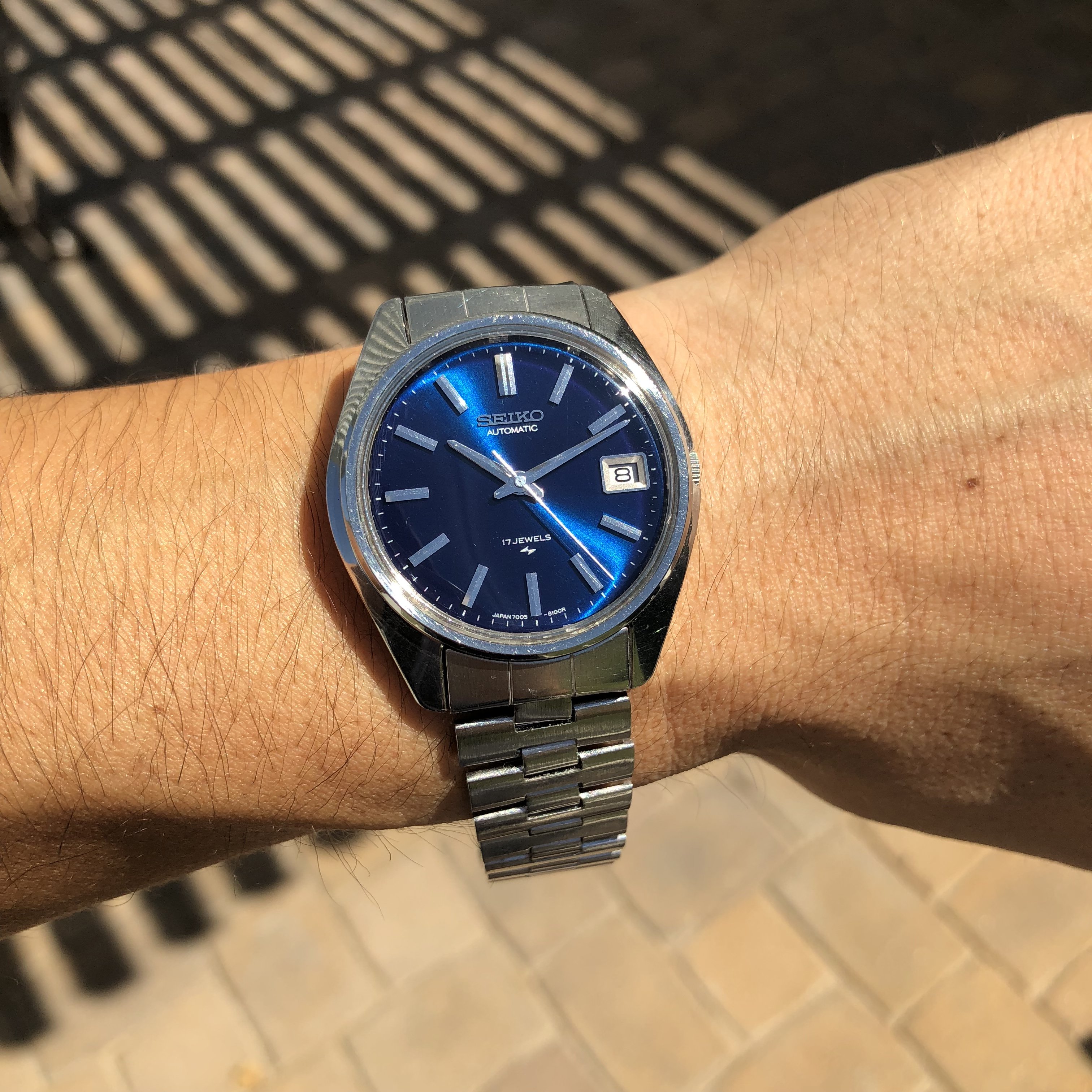 blue face seiko