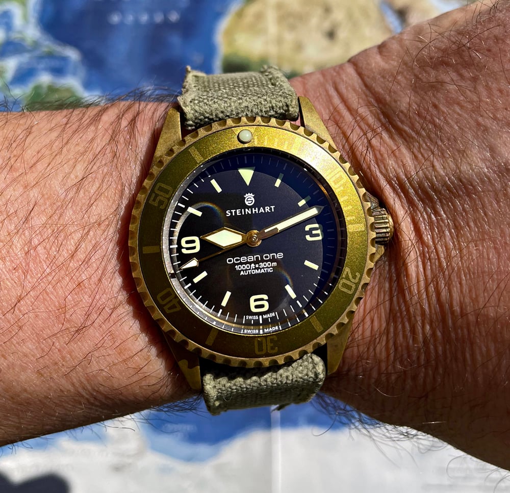 Steinhart ocean sale one leather strap