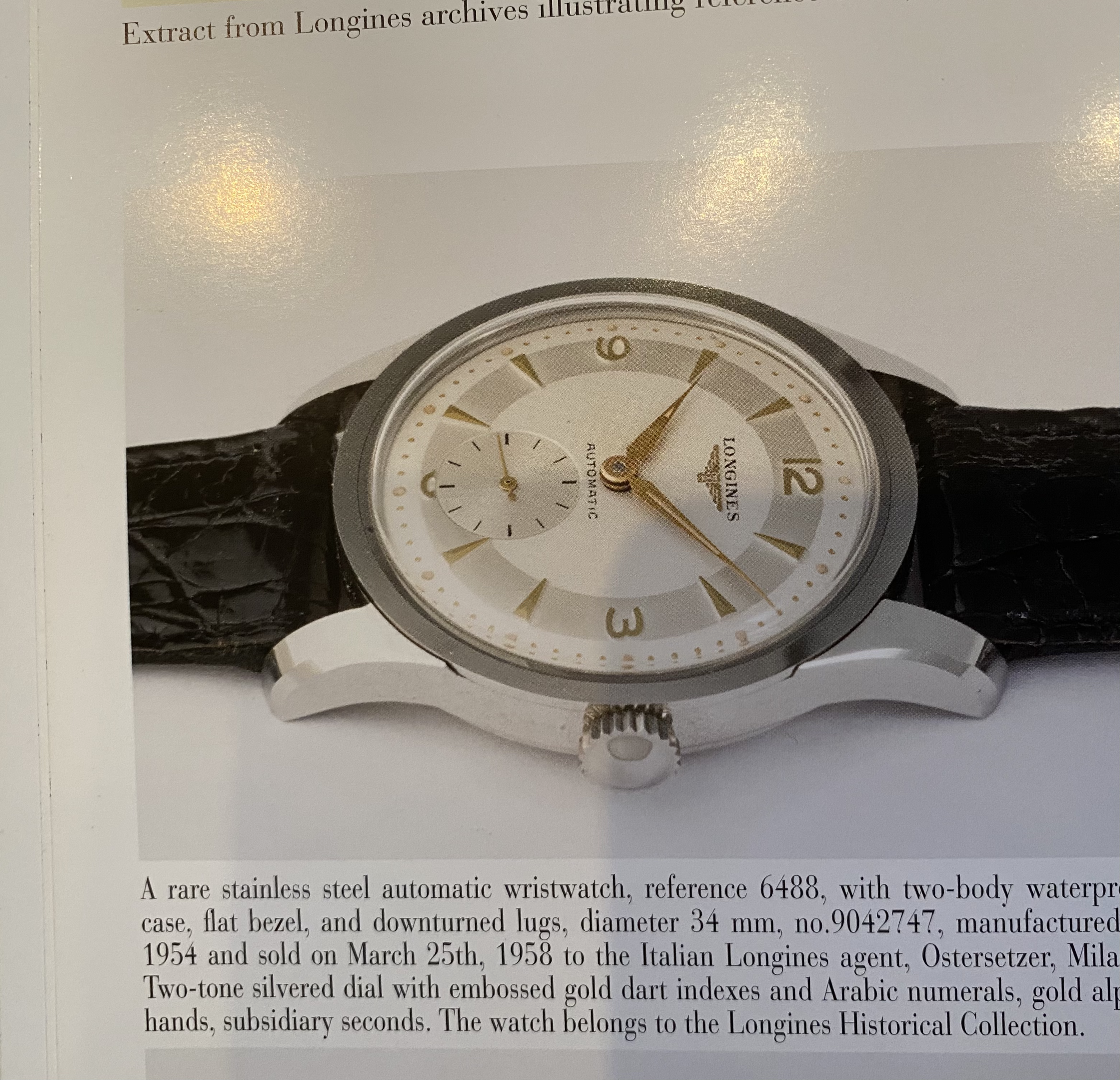 Earliest Longines automatic waterproof watches Omega Forums