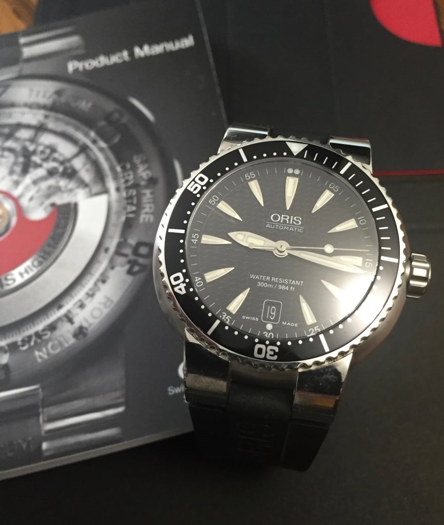 SOLD Oris TT1 Diver wave dial Omega Forums