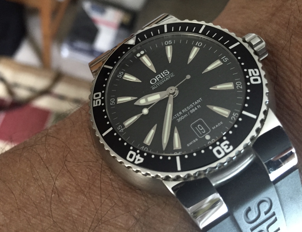 SOLD Oris TT1 Diver wave dial Omega Forums