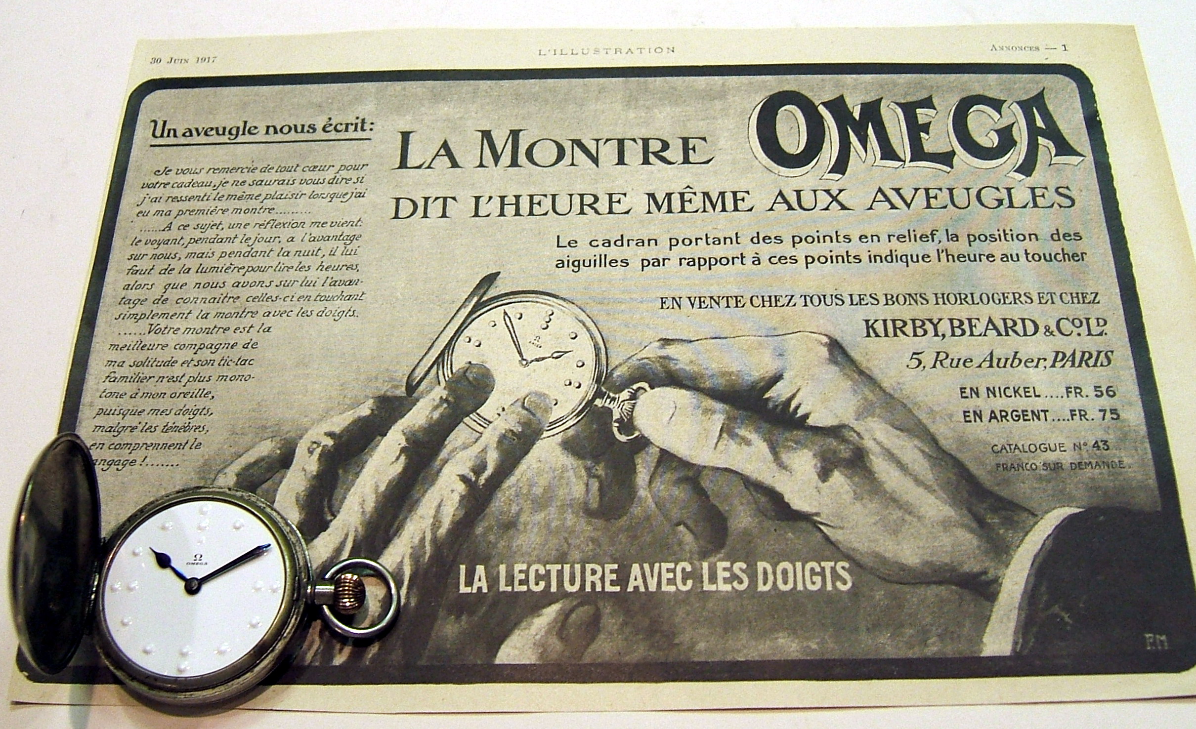 Watch for a blind man 1916 Omega Forums