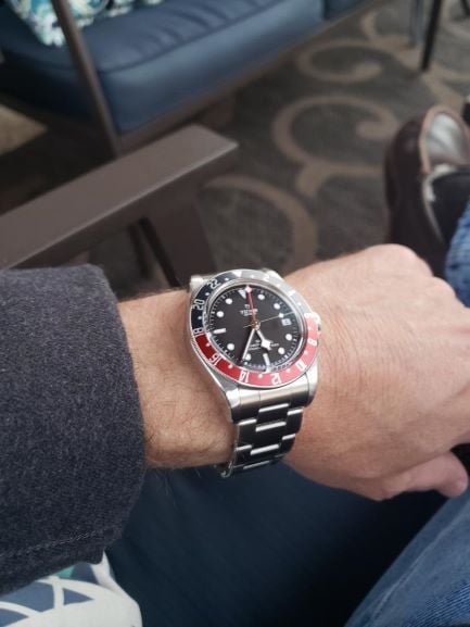 Tudor gmt wrist outlet shot