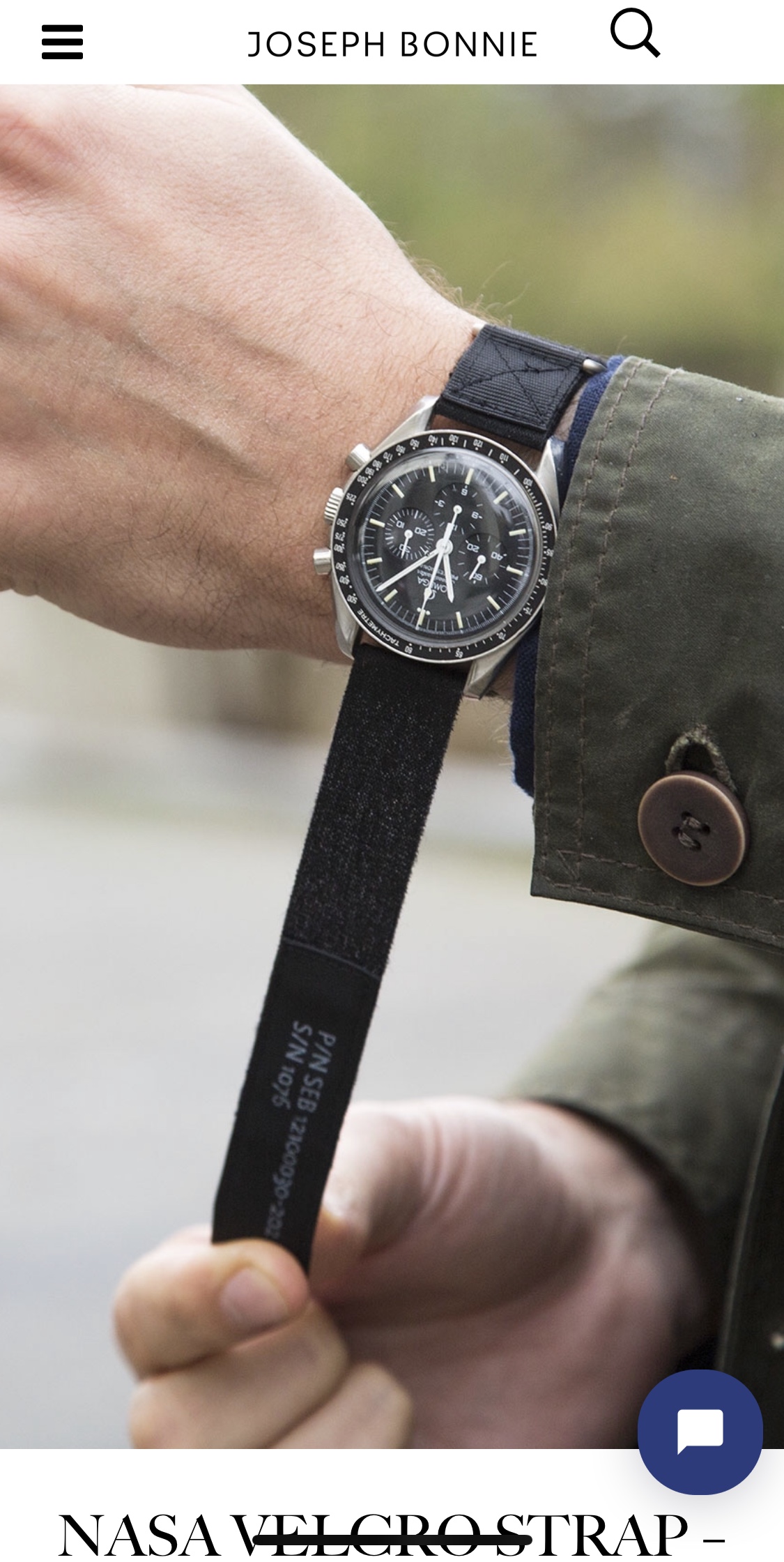New Velcro Moonwatch strap - a review | Omega Watch Forums