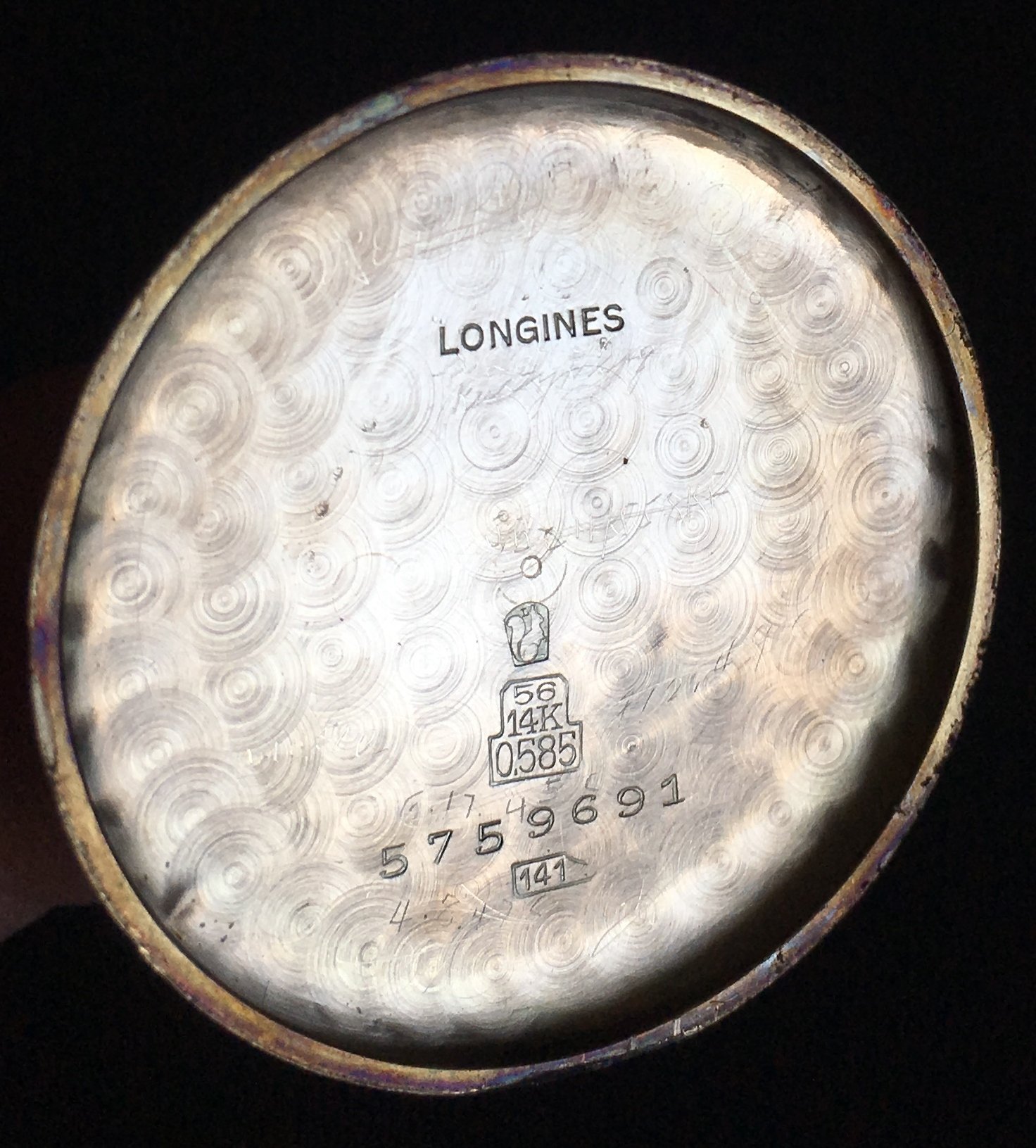 Longines case back numbers sale