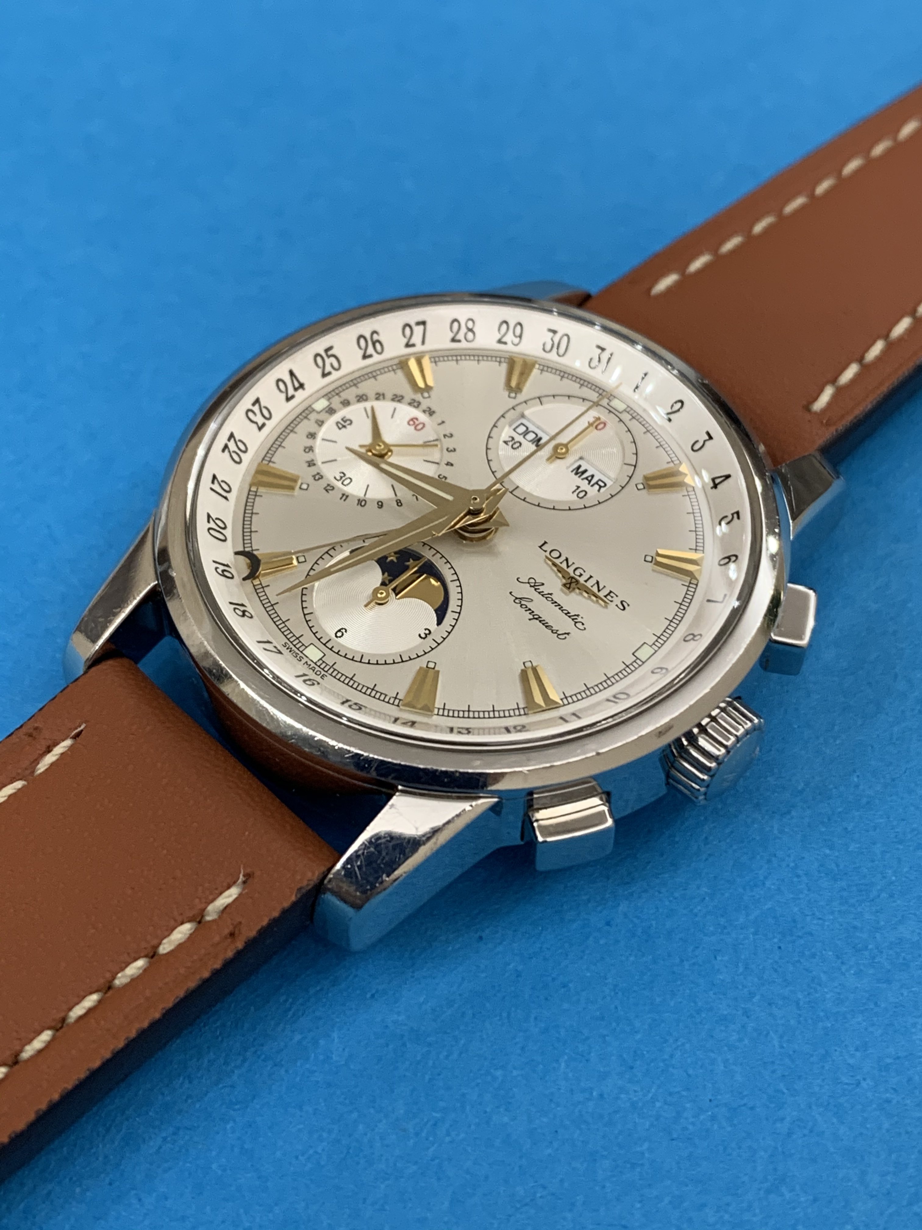 SOLD Longines Conquest Triple Calendar L1.642.4 Omega Forums