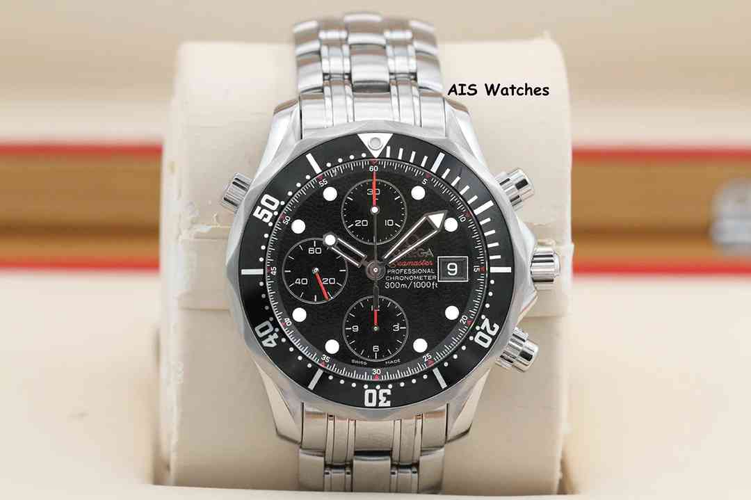 Omega Seamaster Diver 213.30.42.40.01.001 300M Automatic 41.5 Chronograph SS BP