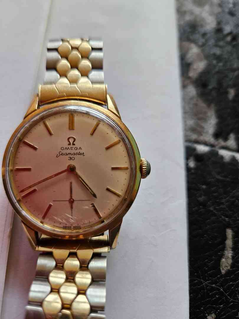 seamaster 30   gold plated. was dads watch? need info