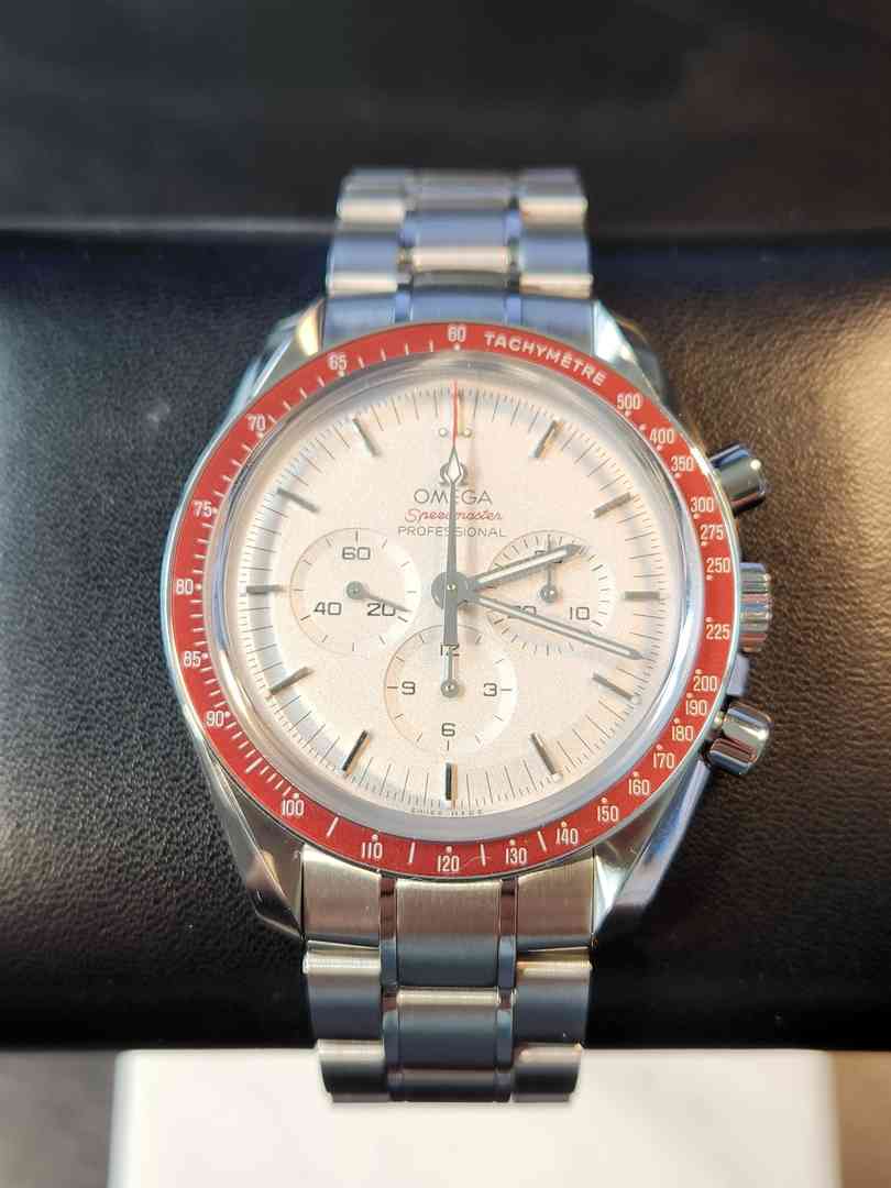 Omega Speedmaster Tokyo 2020 Rising Sun Full Set (ref. 522.30.42.30.06.001)