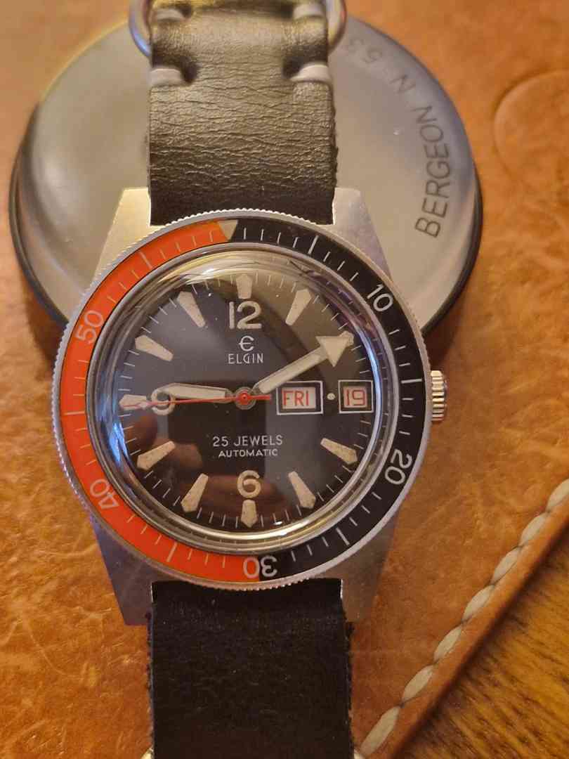 Elgin m135 vintage diver