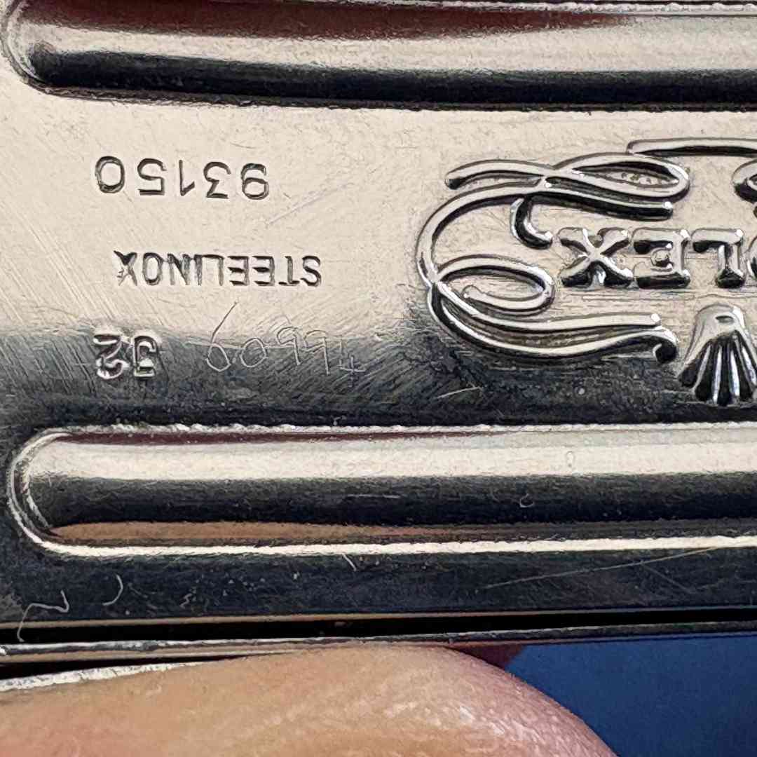 5513 with date scratched into Oyster bracelet - '60994' ..