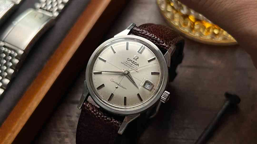 1966 Omega Constellation 168.005, crosshair domed dial, Cal. 561, freshly serviced