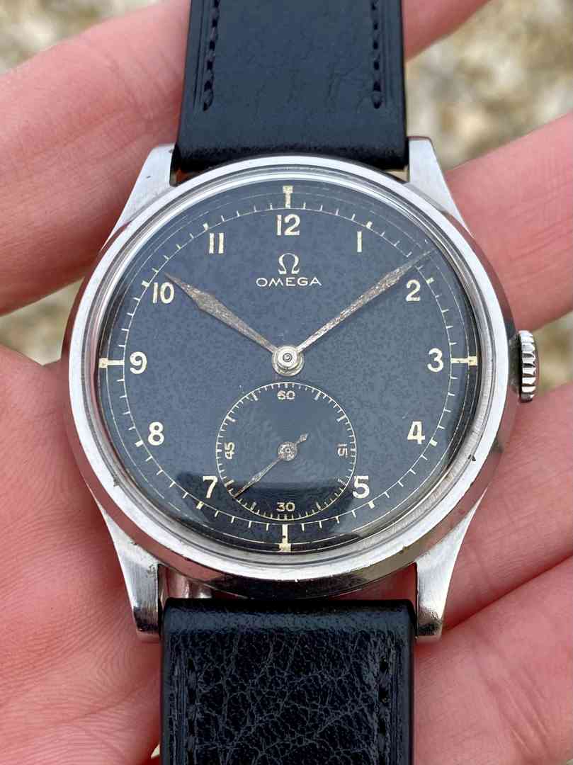 1939 Oversize Omega CK859 Ref. w/ an Original Black Sector Dial