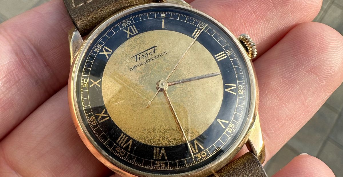 SOLD - Tissot Jumbo Calatrava style Antimagnetic REDUCED | Omega