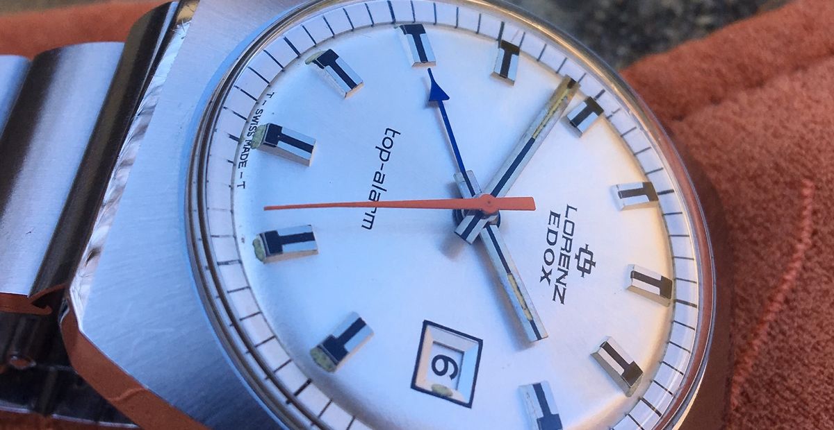 Ω SOLD - Near-mint '70s Lorenz Edox Top-Alarm, $480 | Omega Watch Forums