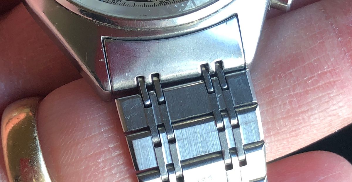 SOLD - Seiko 6138 8000 Baby Panda chronograph, Charcoal gray dial