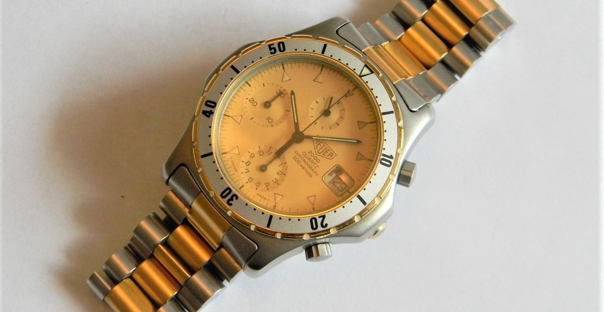 SOLD - HEUER 2000 Quartz Chronograph 274.006/1 For Parts Or