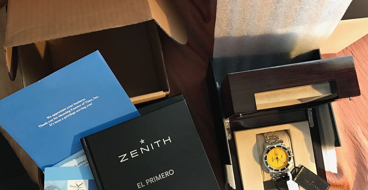 SOLD - Zenith Rainbow El Primero Reference 02.0471.400 aka 