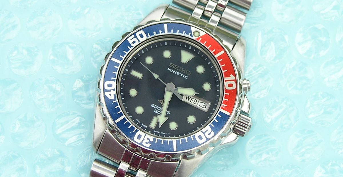 Diver Kinetic 200m セイコー 腕時計