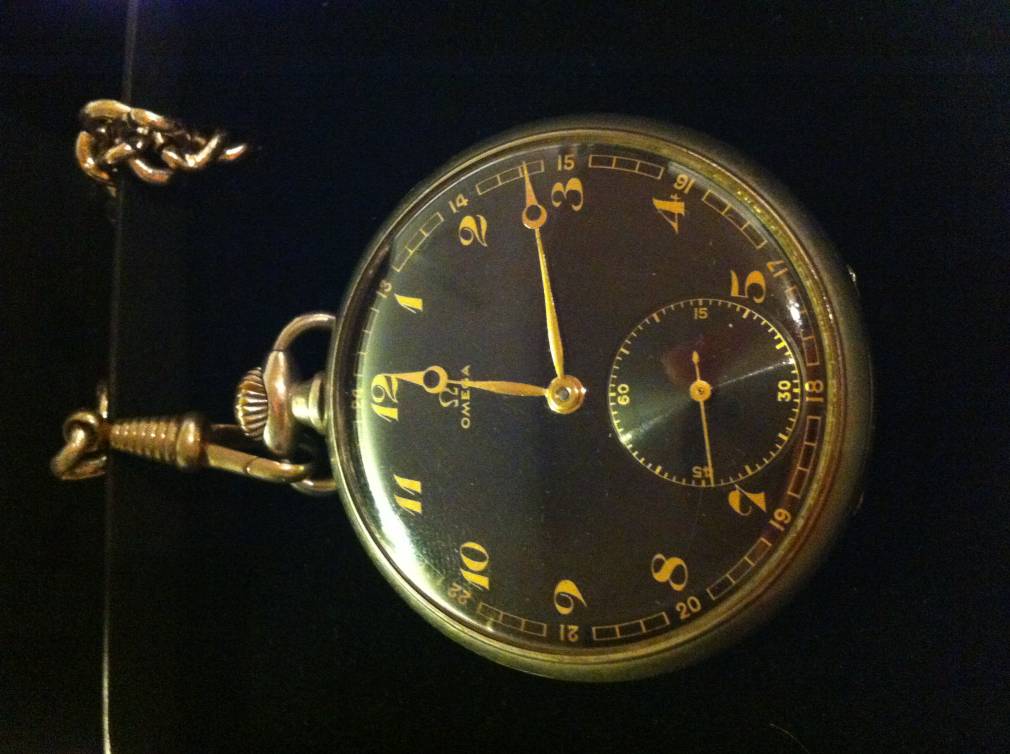 Omega Pocket Watch. Steel. Black Dial. Omega Forums