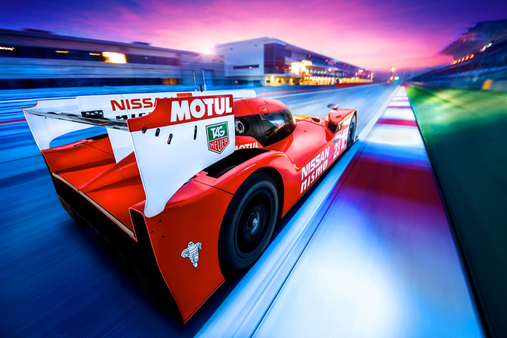 Nissan GT-R LM NISMO action rear three quarters.jpg