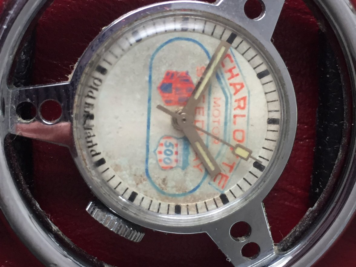 FS - 1960's Old England Steering Wheel Watch + 18 mm Tropic Sport