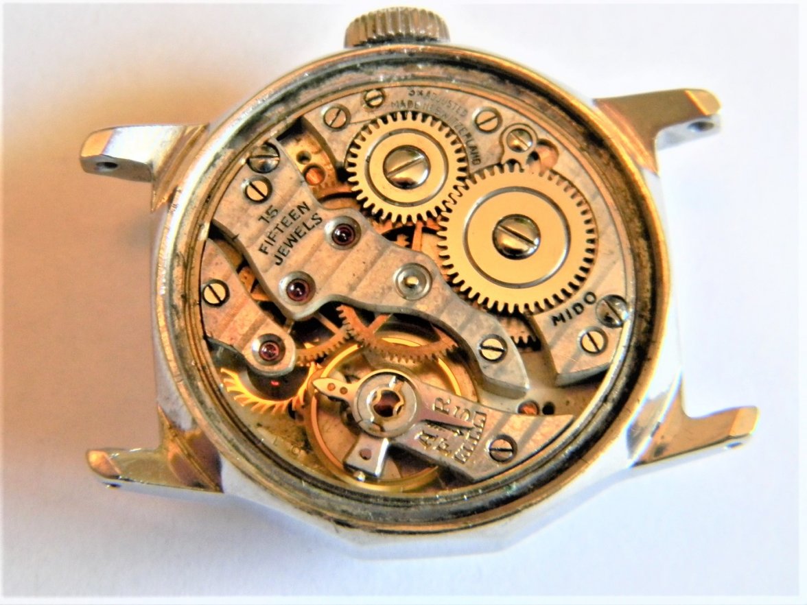 FS - MIDO Multifort caliber Mido 10.5''' Borgel Steel Case circa 1930s ...