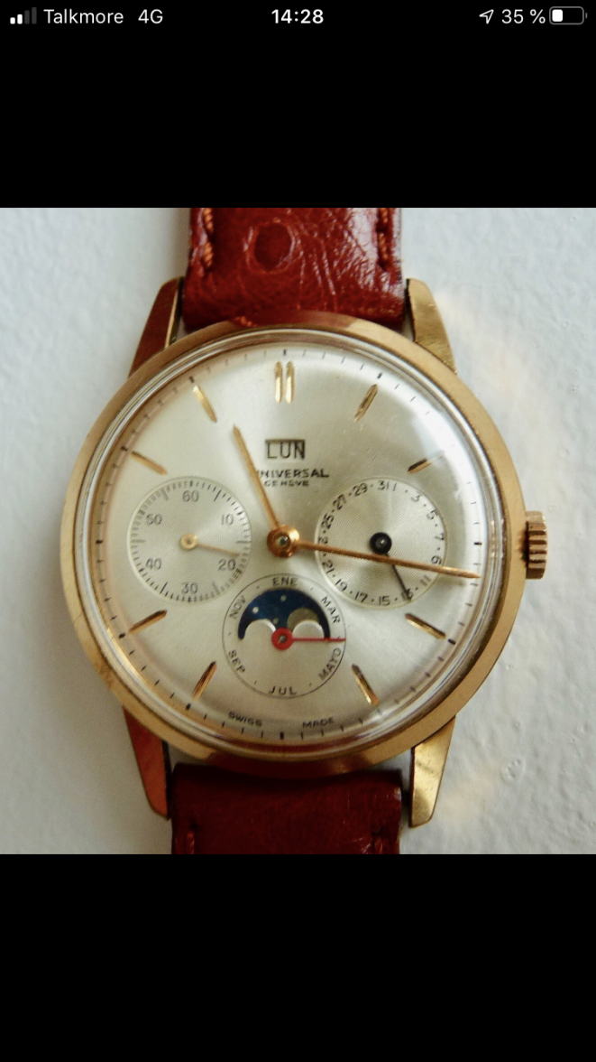 Universal Geneve triple date moon phase help Omega Forums