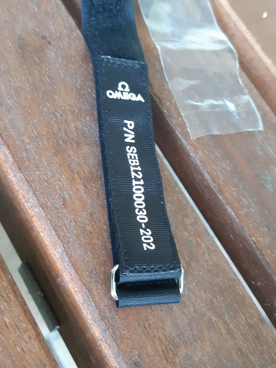 black omega velcro strap
