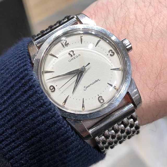 1950's Omega Seamaster Waffle Dial.jpg