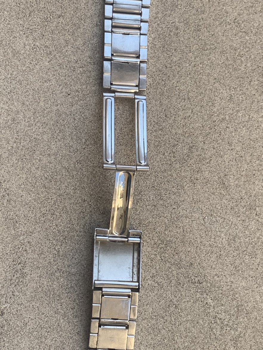 Sold - Early Omega 7077 Stretch Link Bracelet For Speedmaster 