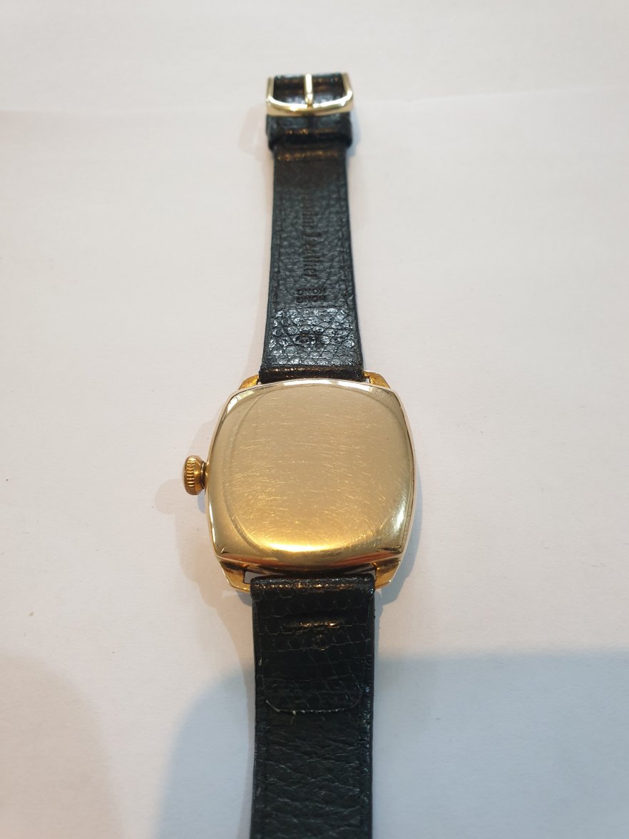 SOLD...Omega 1930's cushion Dennison cased 9ct gold watch | Omega Forums