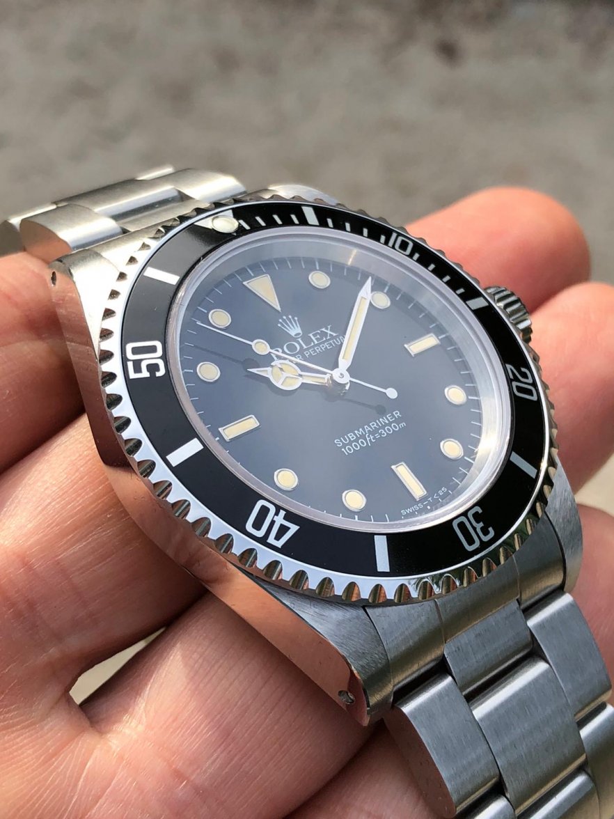 Rolex hot sale 14060 patina