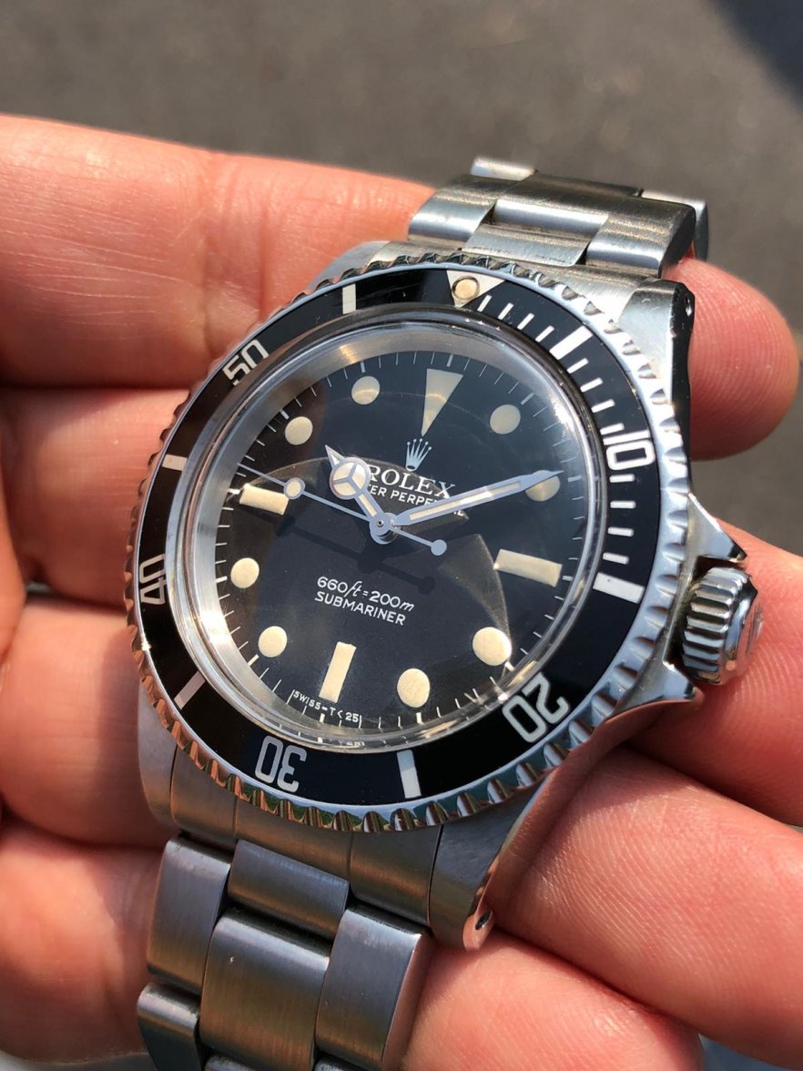 SOLD - Rolex Submariner 5513 Maxi Dial Mk1 from 1978. Killer dial ...