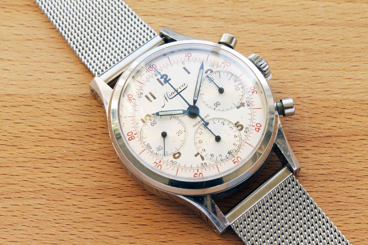 FS Minerva Valjoux 72 Decimal dial chronograph