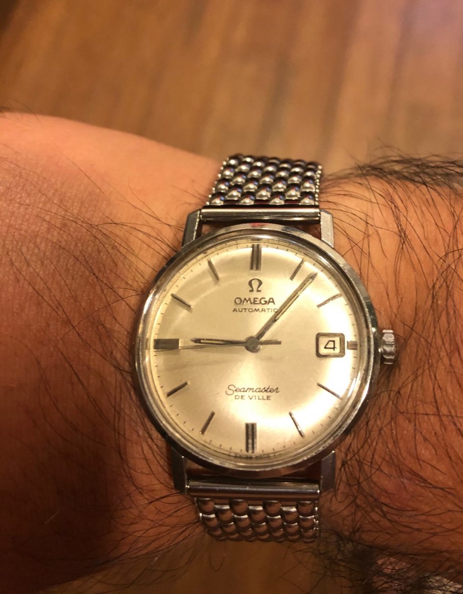 Omega 166-020 wrist.jpeg Omega 166-020 wrist.jpeg