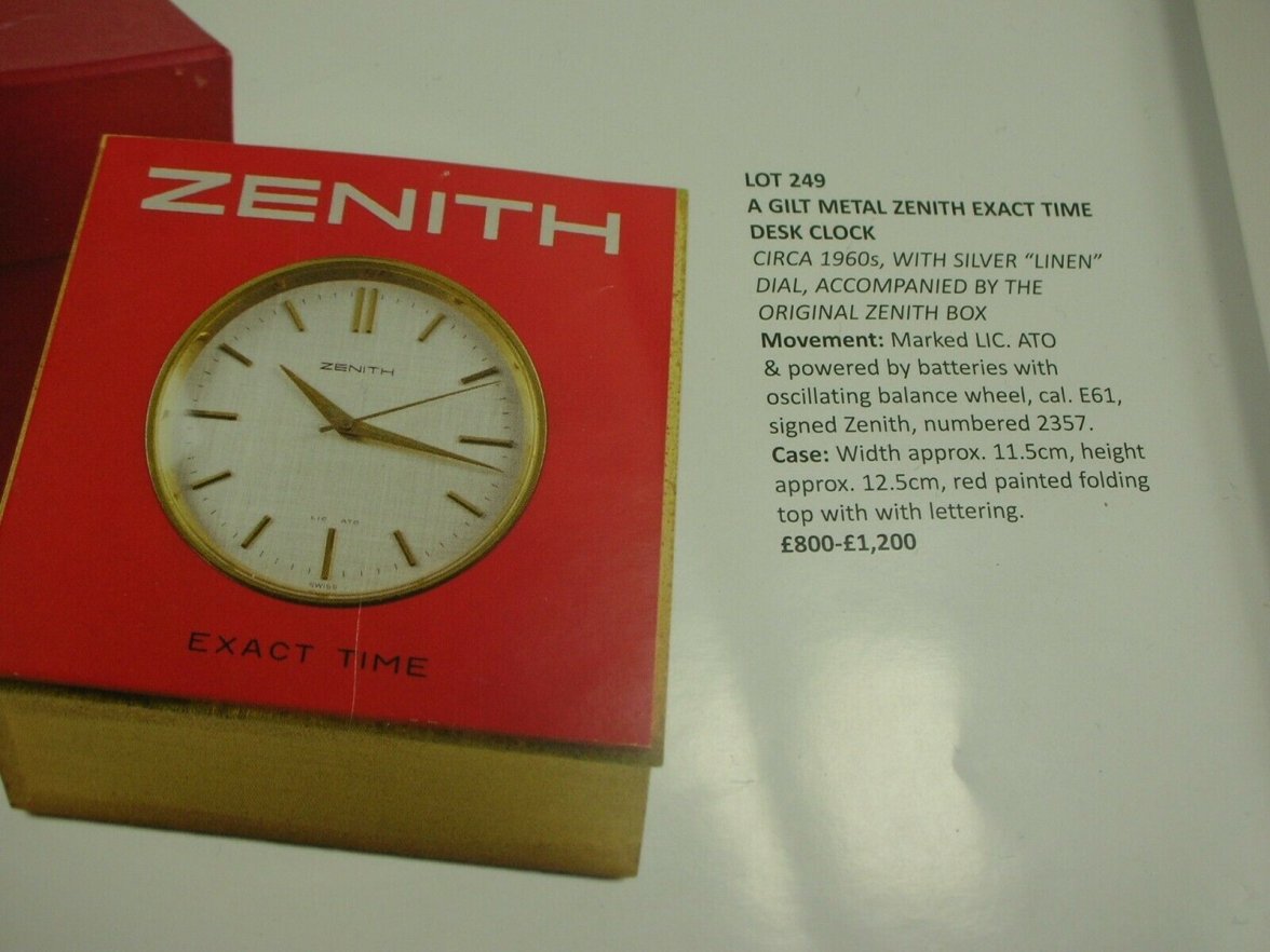 1960's ZENITH EXACT TIME DESK CLOCK 9.jpg