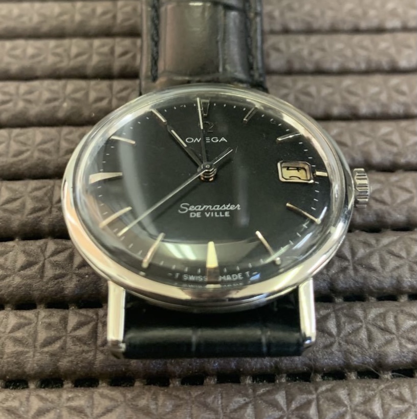 seamaster deville black dial