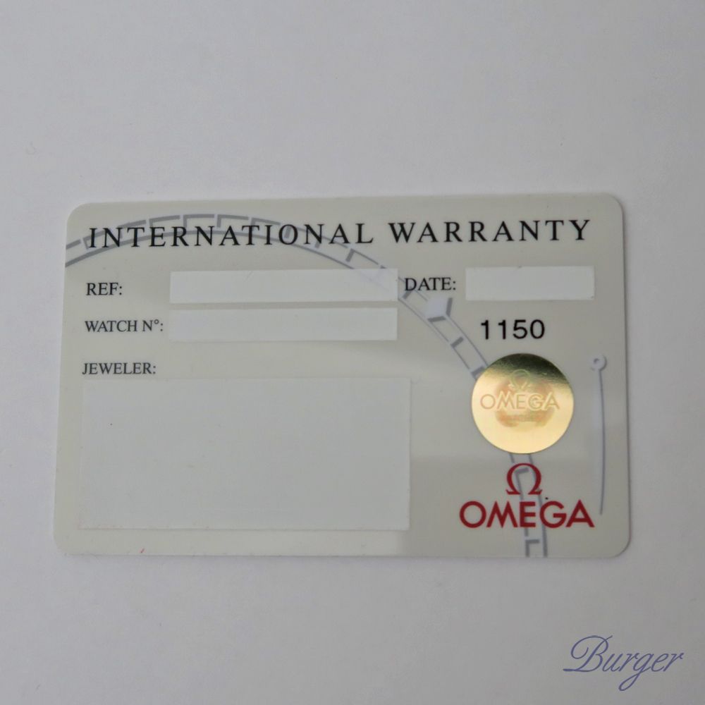 When did the red Omega warranty card start Omega Forums