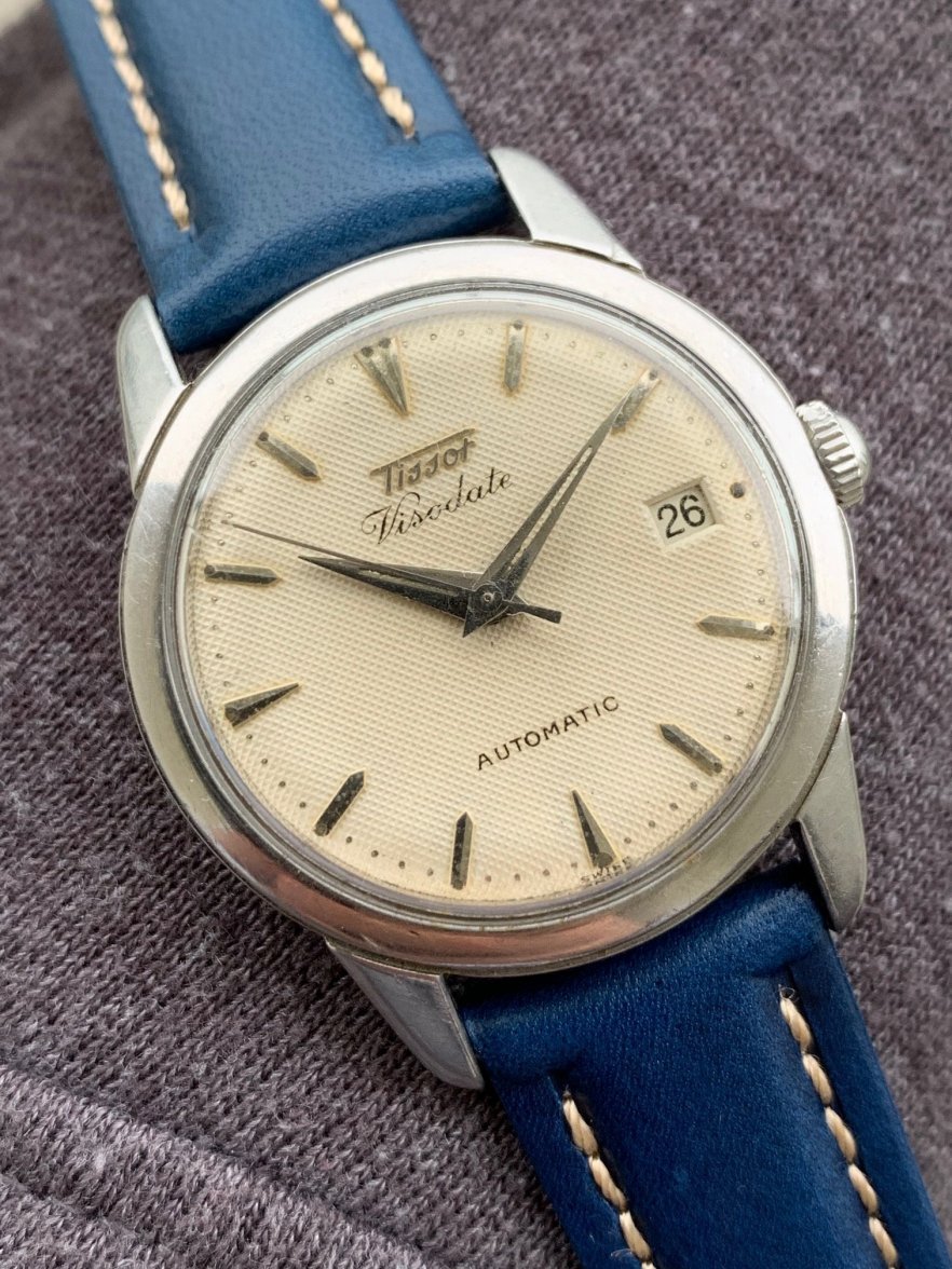 SOLD Tissot Visodate uncommon Honeycomb dial Omega Forums