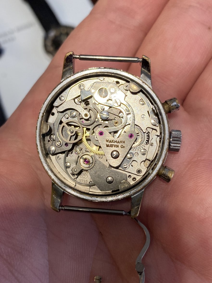 SOLD - Wakmann V7733 Blue Yachting Chrono 1960s | Omega Watch Forums